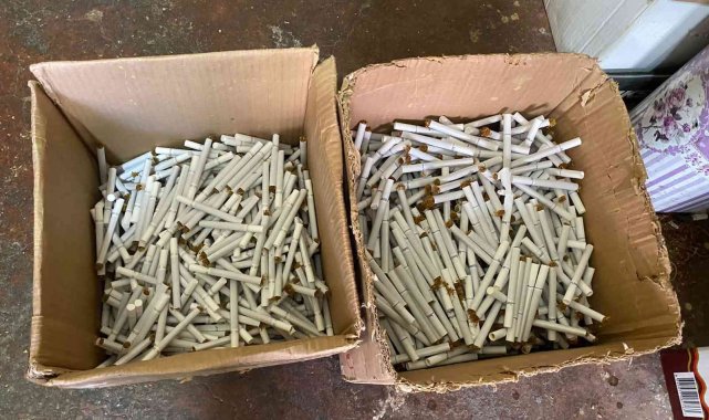 Adana'da 13 milyon kaçak makaron ele geçirildi