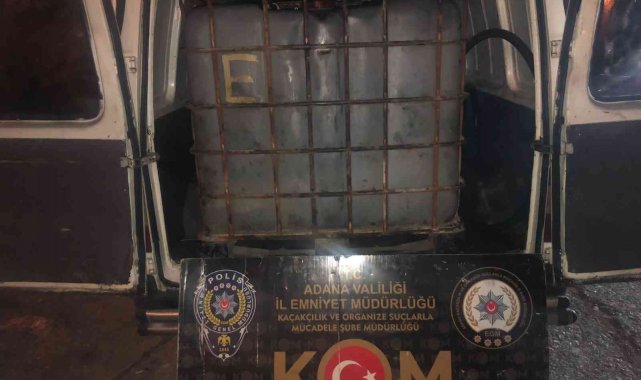 Adana'da 6 bin litre kaçak akaryakıt ele geçirildi