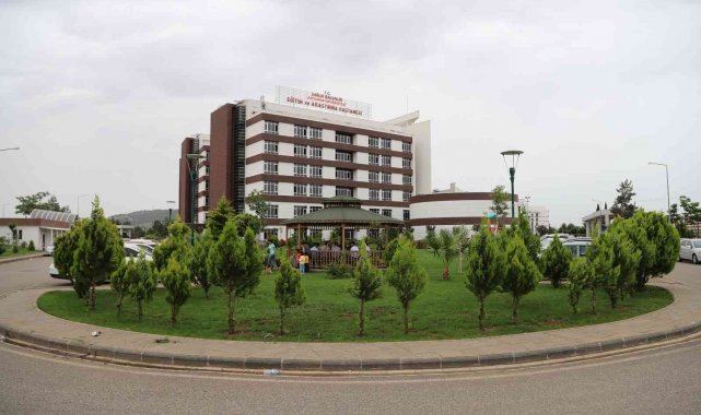 Adıyaman Eğitim ve Araştırma Hastanesine teşekkür belgesi