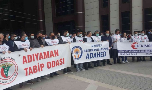 Adıyaman'da doktorlar iş bıraktı