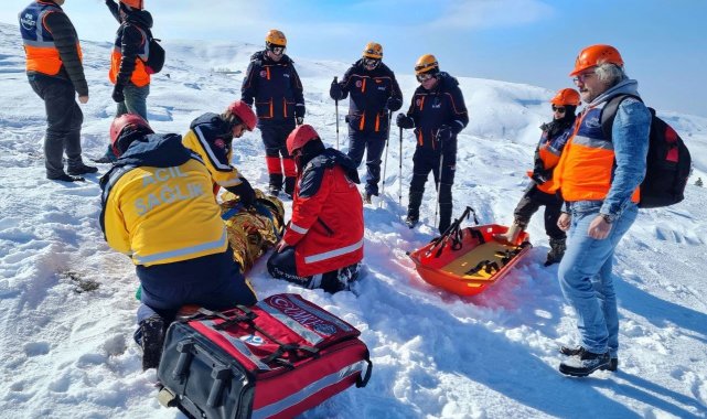 AFAD'tan kış tatbikatı