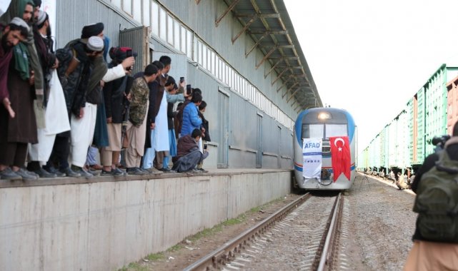 Afganistan'a uğurlanan İyilik Treni 4 bin 168 kilometrelik hedefine ulaştı