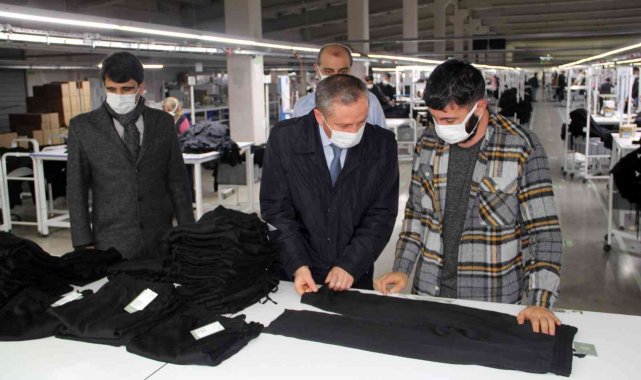 Ağrı Milli Eğitim Müdürü Kökrek'ten Tekstilkent ziyareti