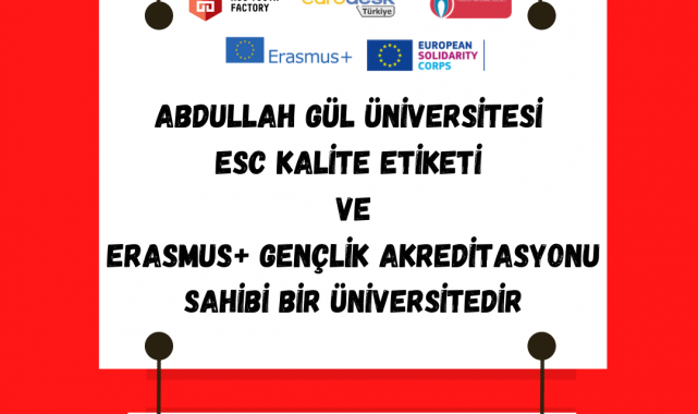 AGÜ, 3 Ayrı Kalite Sertifikası ve Erasmus+ Gençlik Akreditasyonu Sahibi Oldu