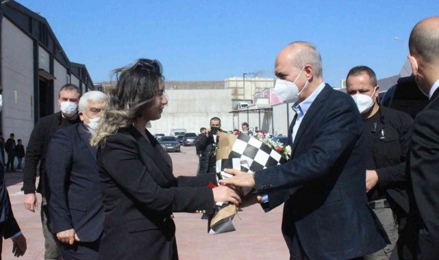 AK Parti Genel Başkanvekili Kurtulmuş, fabrika açılışlarına katıldı