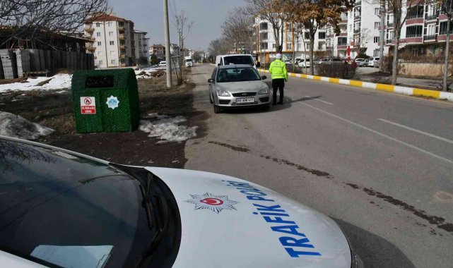 Aksaray'da trafikte olumsuzluklara karşı denetimler sürüyor