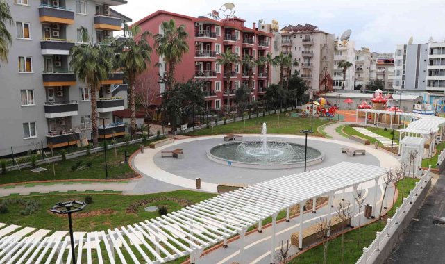Alanya Belediyesi'nden Saray Mahallesi'ne yeni park