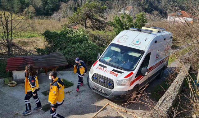 Alaplı'da baca yangını paniğe neden oldu