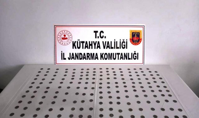 Altıntaş'ta tarihi eser operasyonunda 200 gümüş sikke ele geçirildi