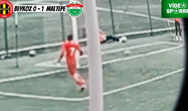 Amatör maçta ilginç olay: Top toplayıcı çocuk golü kurtardı!
