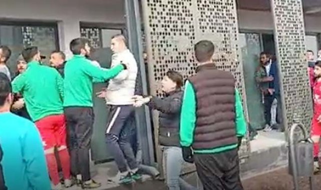 Amatör takımlar arasında kavga