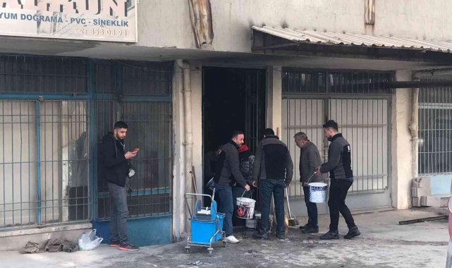 Ankara'da sanayi sitesindeki yangın paniğe neden oldu