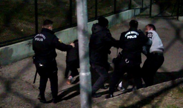 Antrenör ile oyuncusu birbirine girdi