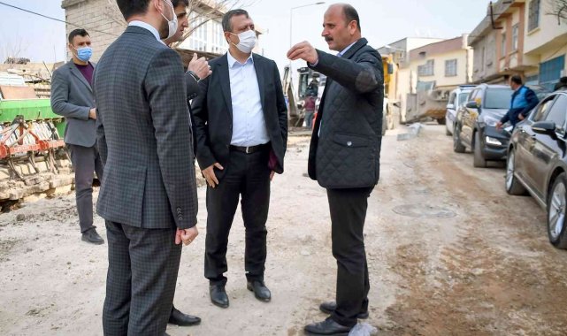 Araban'da doğalgaz çalışmaları sürüyor