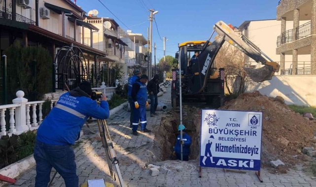 ASKİ çalışıyor, Aydın'ın altyapısı yenileniyor