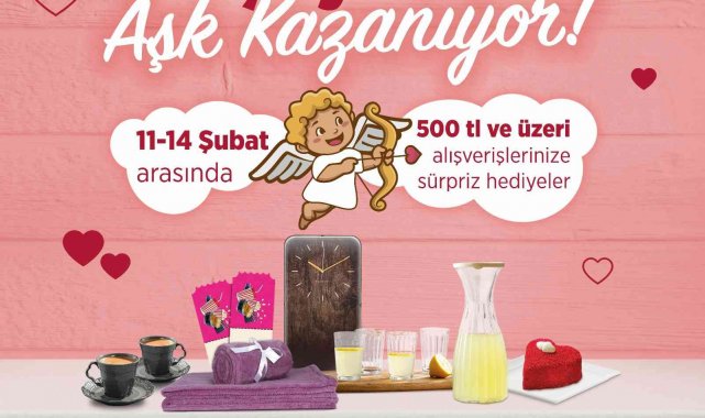 AVM'deki ziyaretçiler harcadıkça kazanacak