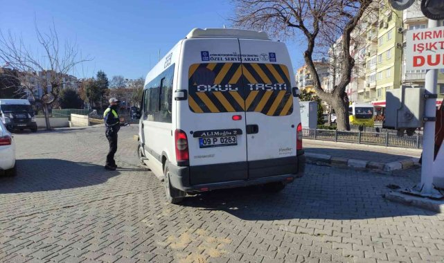 Aydın'da okul servisleri denetlendi