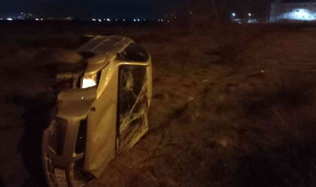 Aydın'da otomobil araziye uçtu: 1 yaralı