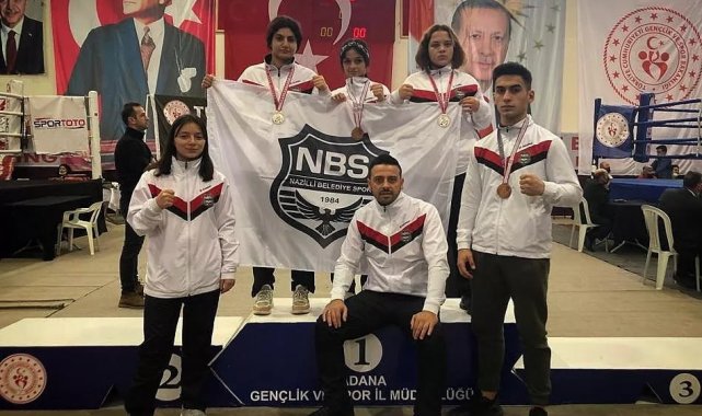 Aydınlı sporcular madalyaları topladı