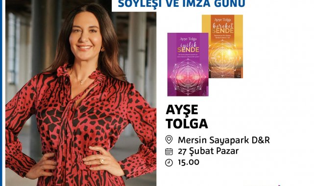 Ayşe Tolga Sayapark'ta okurlarıyla buluşuyor