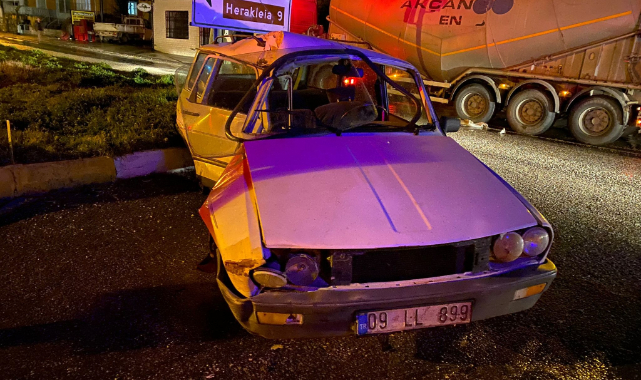 Bafa Dörtyol Kavşağı’nda Kaza, 1 Yaralı