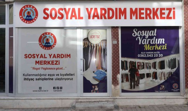 Bafra Sosyal Yardım Merkezi ihtiyaç sahiplerinin yanındı