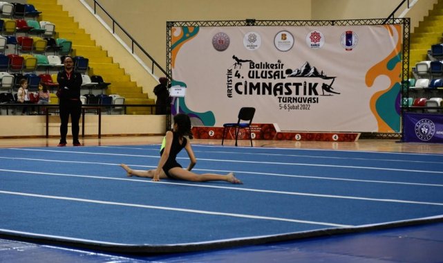 Balıkesir'de ulusal cimnastik turnuvası