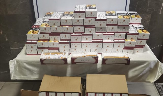 Bandırma&#039;da 40 bin adet makaron ele geçirildi