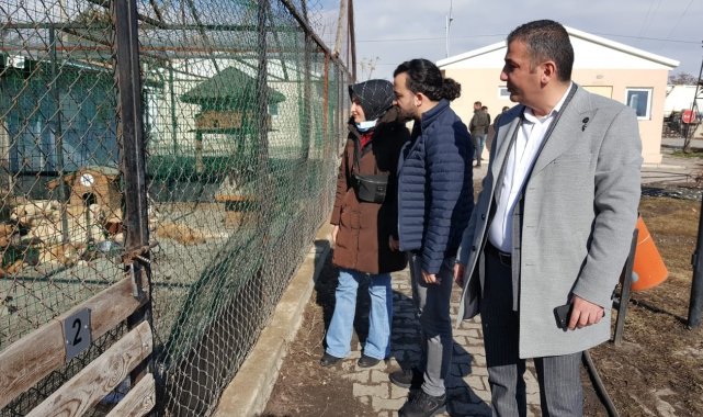 Baro heyeti hayvan barınağında incelemelerde bulundu