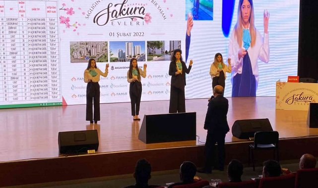Başakşehir Kayapark Sakura Evleri'nde ilk hak sahipleri belirlendi