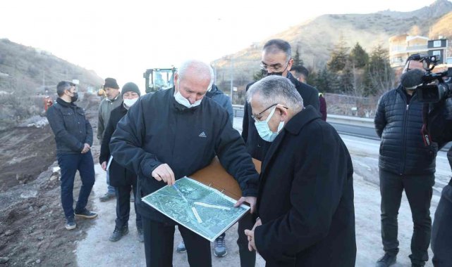Başkan Büyükkılıç: "Trompet modeli katlı kavşak projemizde çalışmalar sürüyor"