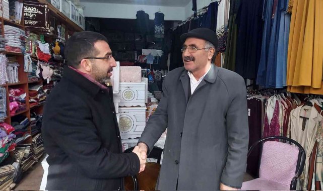 Başkan Çalkın, Sarıkamış'ta esnafla bir araya geldi