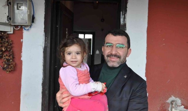 Başkan Çalkın sınır köylerde