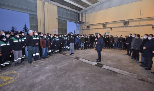 Başkan Hasan Kılca, belediye işçileriyle bir araya geldi