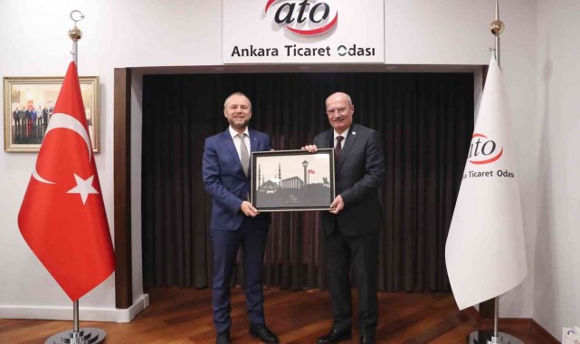 Başkan Keleş, ATO Başkanı ile görüştü