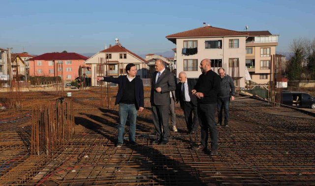 Başkan Özlü, devam eden projeleri tek tek inceledi