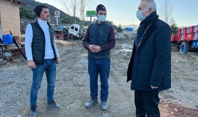 Başkan Öztürk, sanayi esnafının yanında