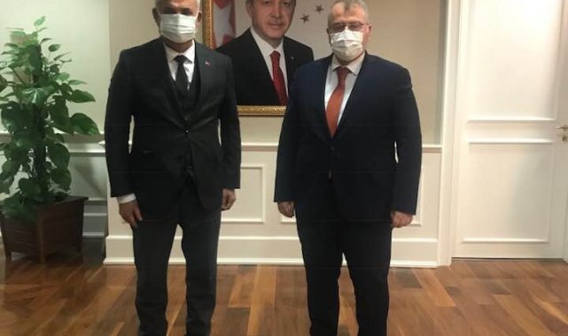 Başkan Yaman, Sağlık Bakanı Yardımcısı Eldemir'i ziyaret etti