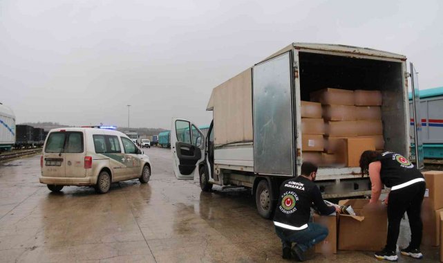 Başkentte Gümrük Muhafaza ekipleri 2.3 ton kaçak tütün ele geçirdi