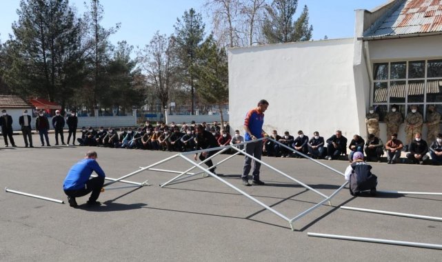 Batman'da güvenlik korucularına afet eğitimi verildi