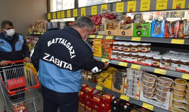 Battalgazi Belediyesi'nden marketlere KDV denetimi