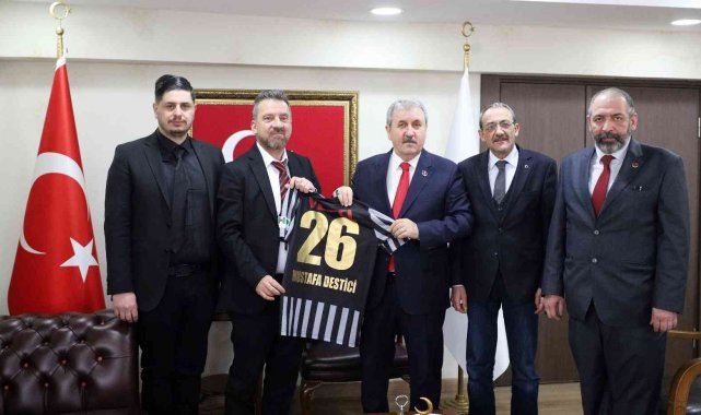 BBP Genel Başkanı Destici, Eskişehirspor Başkanı Şimşek'i makamında ağırladı