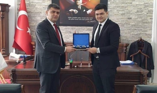 Belediye Başkanı Gürel'den, Kaymakam Gökbunar 'a "Hayırlı olsun" ziyareti