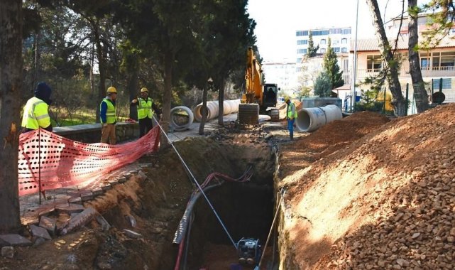 Bilecik'te ikinci etap yağmur suyu kolektör hattı çalışmalarına başlandı