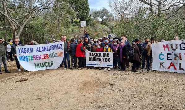 Bodrum&#039;da yanan alanlara hafriyat dökülmesine ses yükselttiler