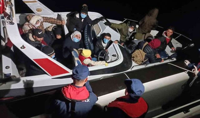 Bodrum'da 38 göçmen kurtarıldı