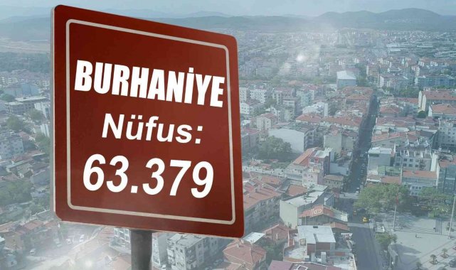 Burhaniye'nin nüfusu 63 bini geçti