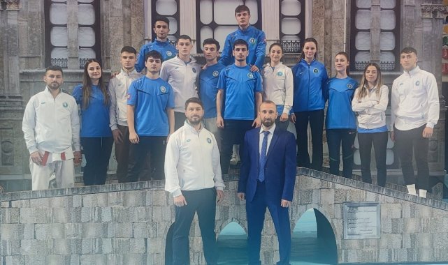 Bursa Büyükşehir Belediyesporlu karateciler kürsüyü es geçmedi