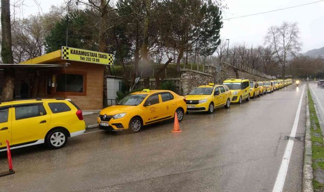 Bursa'da taksimetre ayar kuyruğu