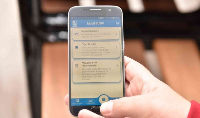 BUSKİ 'cep'te